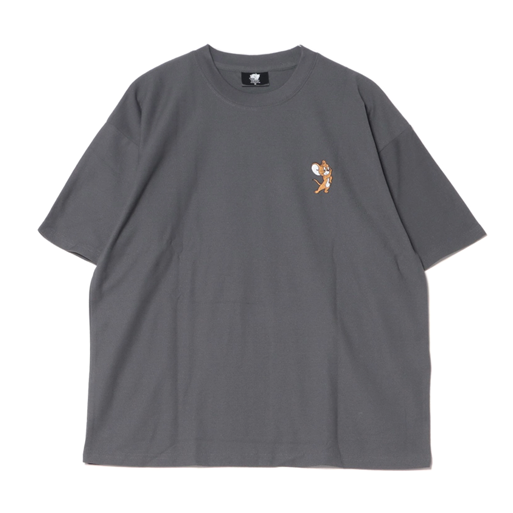 ☆2点お纏め専用☆デニムアンドダンガリー　トム&ジェリーTシャツ トムとジェリー 梨地JO2立ちプリントTシャツ メンズ - TOM AND JERRY