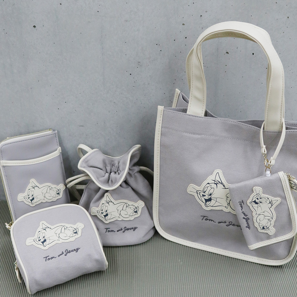 トムとジェリー スマホショルダーポーチ/カラーパイピング - TOM AND