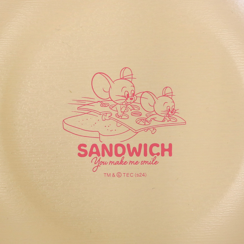 TOM & JERRY 24cm皿 トムとジェリー パスタ皿 トムジェリ イエロー お皿 食器