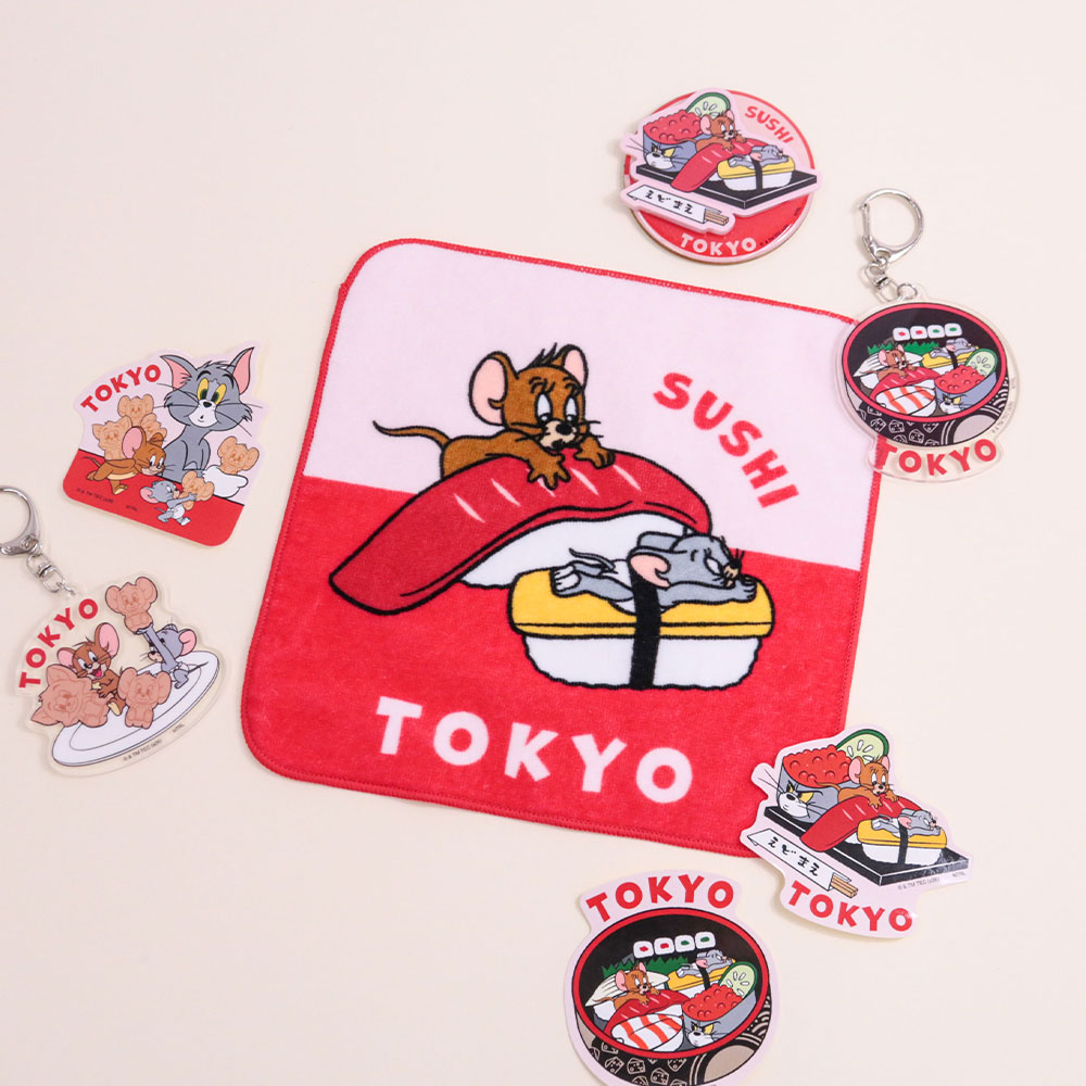 Fall In Love With You Tour タオルとキーホルダーセット トムとジェリー ご当地 東京ミニタオル - TOM AND JERRY Official