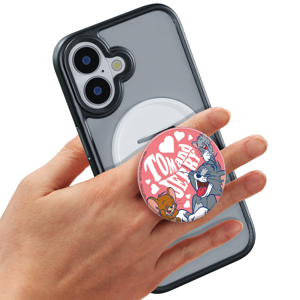トムとジェリー スマートフォン用マグネットクリップ - TOM AND JERRY