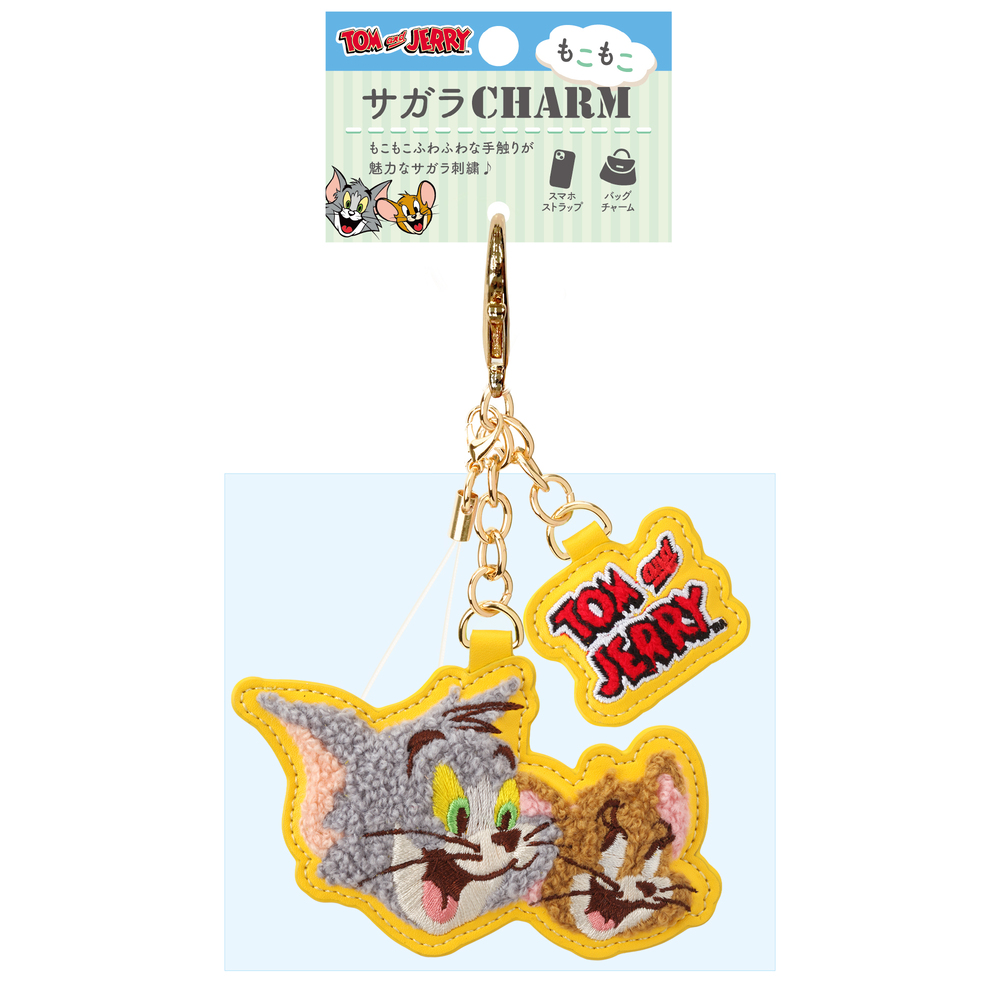 トムとジェリー サガラ刺繍チャーム - TOM AND JERRY Official Online