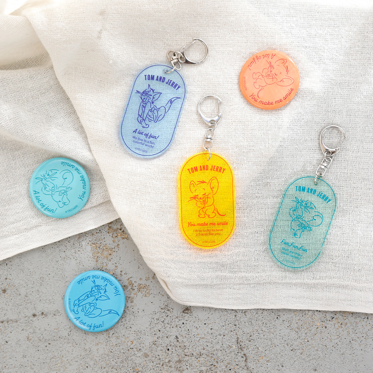 トムとジェリー 缶バッジ - TOM AND JERRY Official Online Store