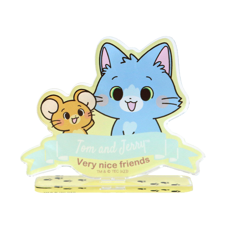 とむとじぇりーごっこ Wポケットクリアファイル - TOM AND JERRY