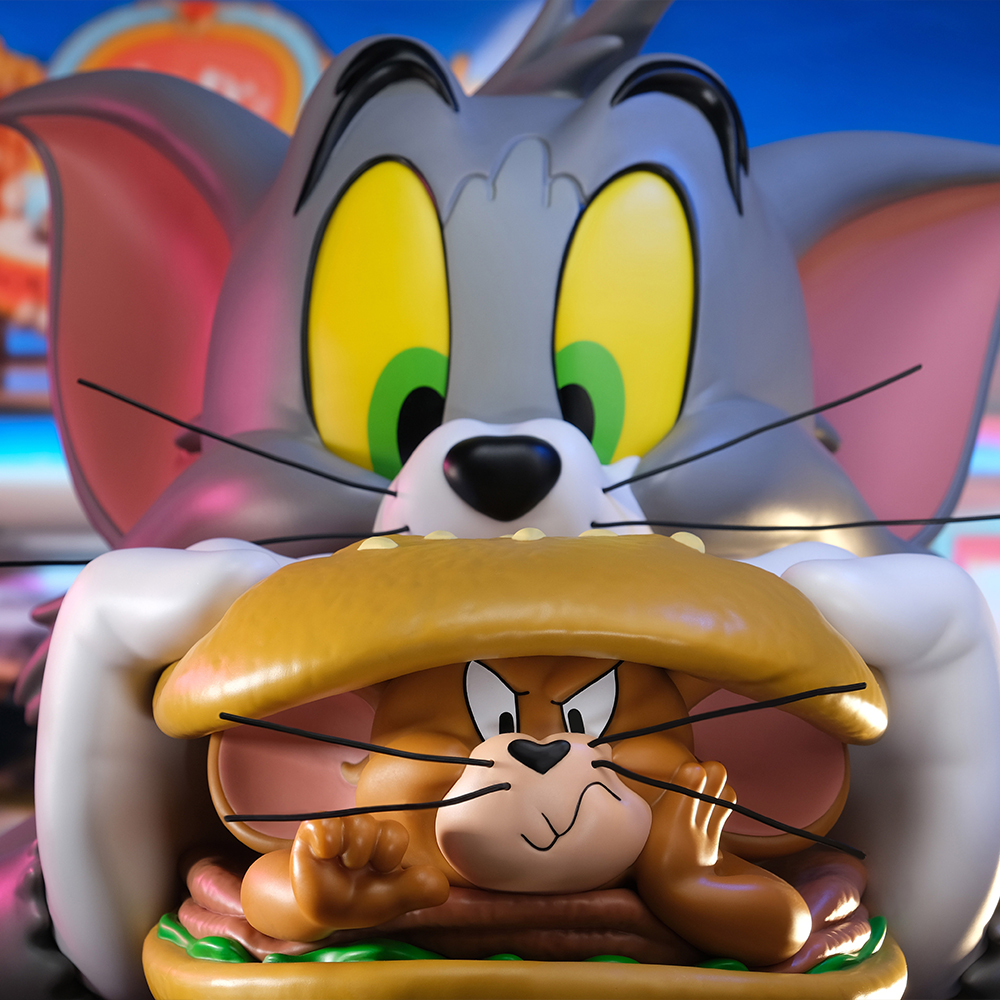 トムとジェリー メガバーガー バストフィギュア - TOM AND JERRY