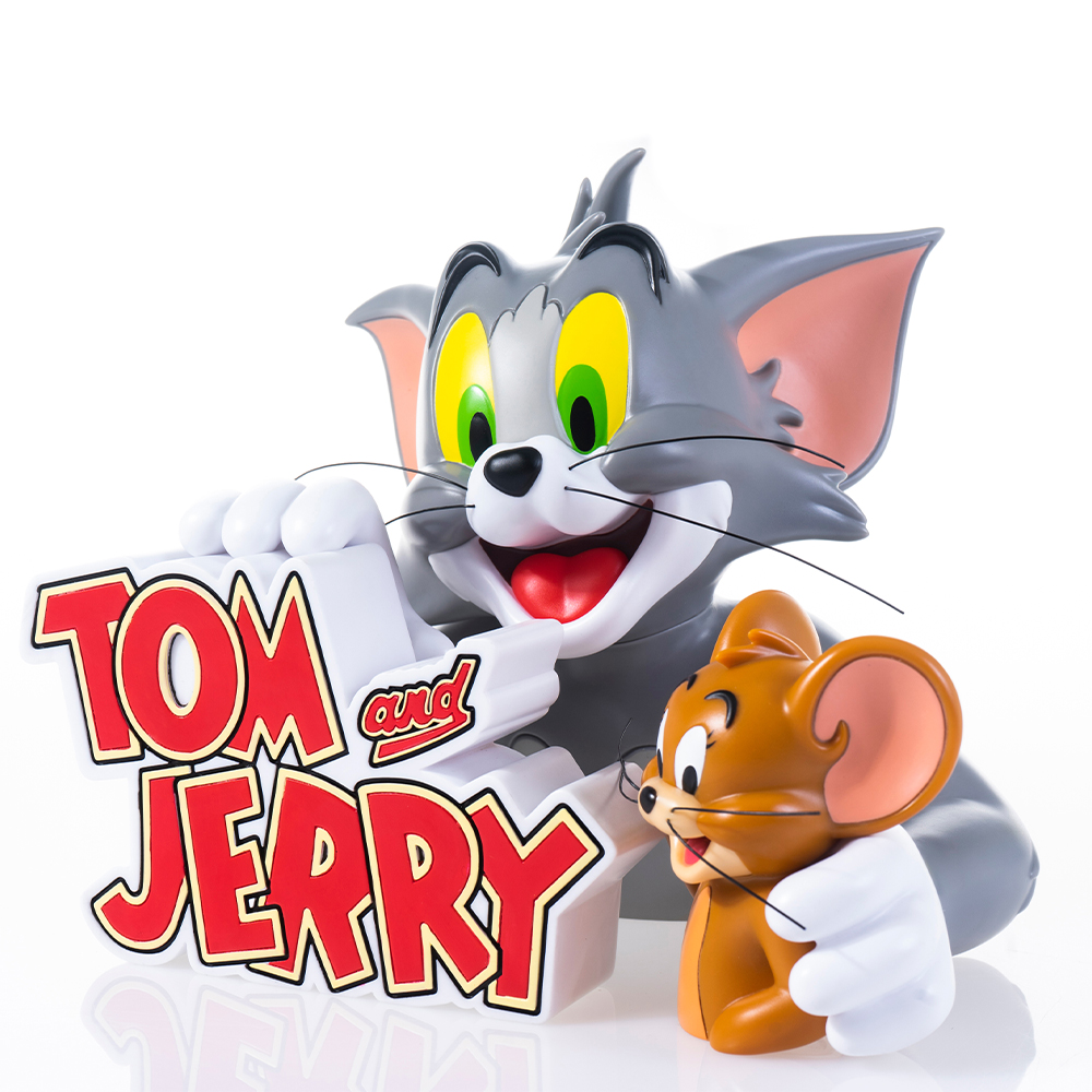 トムとジェリー 画面上のパートナー フィギュア - TOM AND JERRY