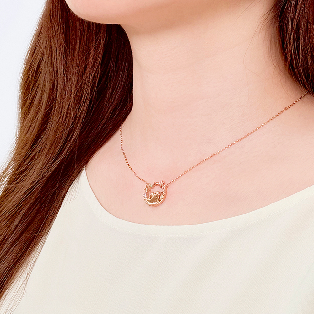 トムとジェリー×THE KISS 2025クリスマス限定ネックレス - TOM AND