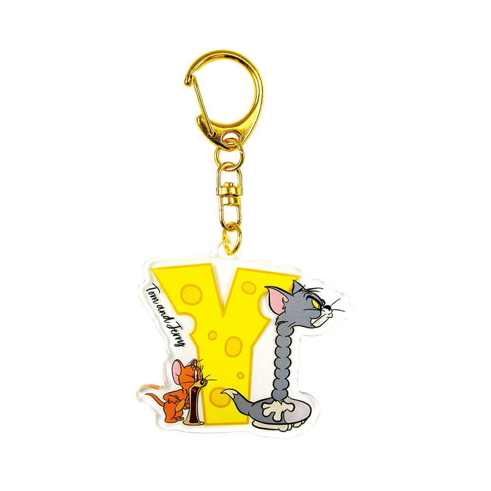 トムとジェリー イニシャルアクリルキーホルダー Tom And Jerry Official Online Store