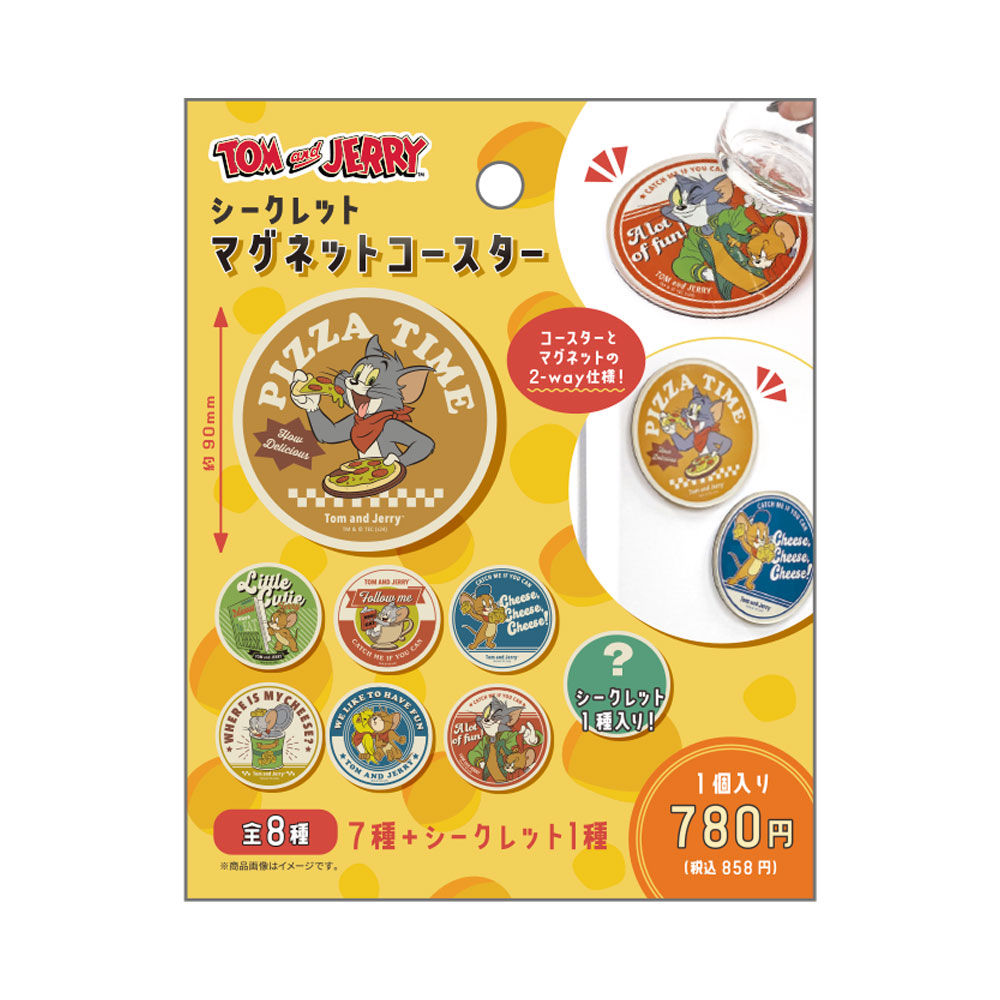トムとジェリー ミニ缶トレー コースター プレート 公式】トムとジェリー 吸水コースター（カトラリー）｜TOM&JERRY