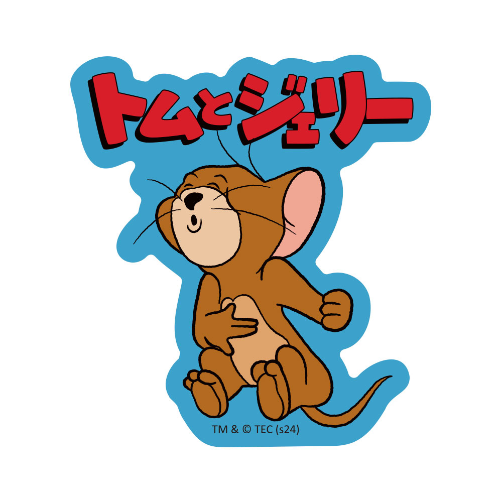 トムとジェリー ミニクリアステッカー ファニーレトロ - TOM AND JERRY