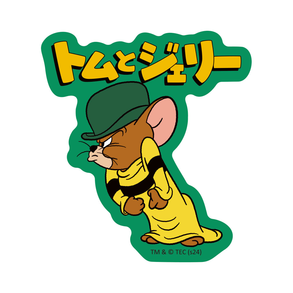 トムとジェリー ミニクリアステッカー ファニーレトロ - TOM AND JERRY