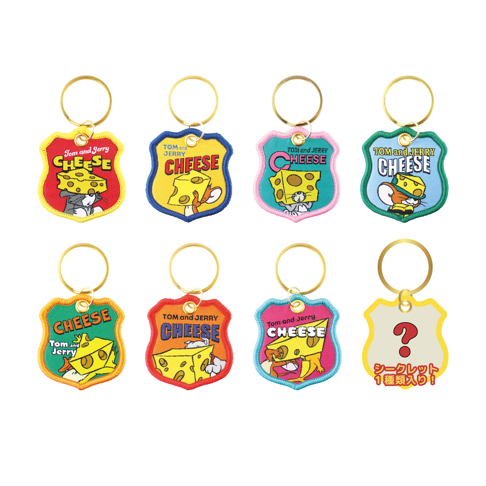 トムとジェリー シークレットワッペンキーリング CHEESE FUN - TOM AND