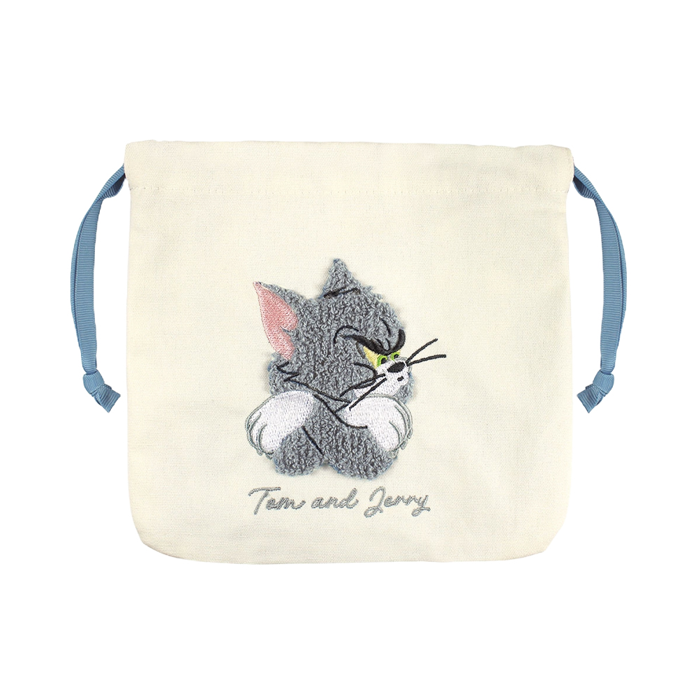 トムとジェリー サガラ刺繍巾着ポーチ - TOM AND JERRY Official