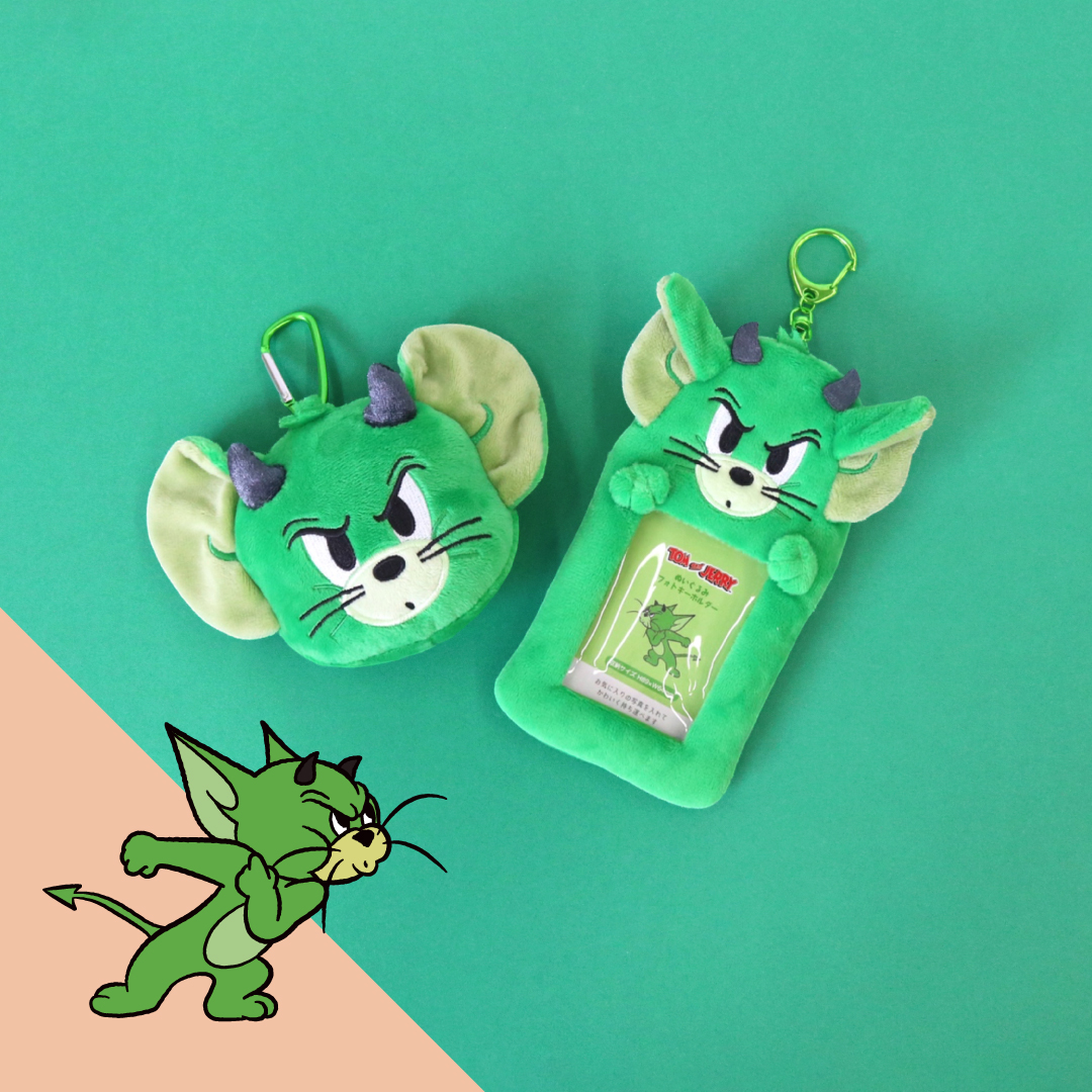 トムとジェリー カラビナ付きぬいぐるみファスナーマスコット