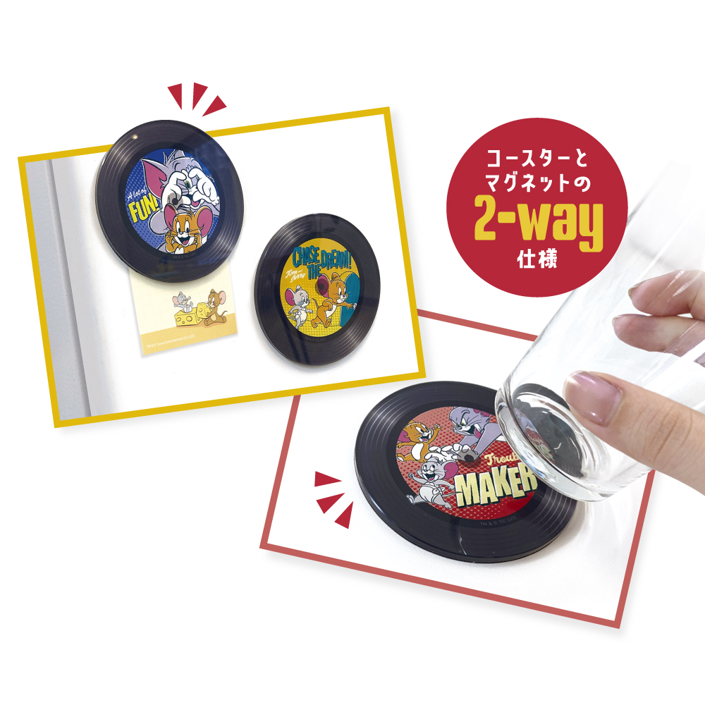 アニメキャラクター 磁石とコースター 12個セット アニメキャラクター 磁石とコースター 12個セット トレーディング