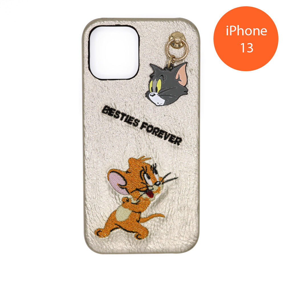 TOM AND JERRY/メタリックシシュウIPHONEケース13 - TOM AND