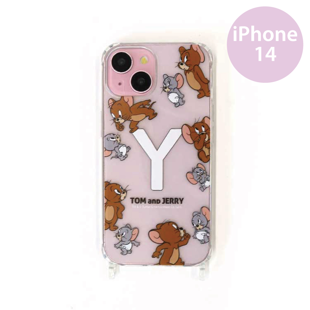 トムジェリマーケット限定】TOM and JERRY イニシャルiPhoneケース