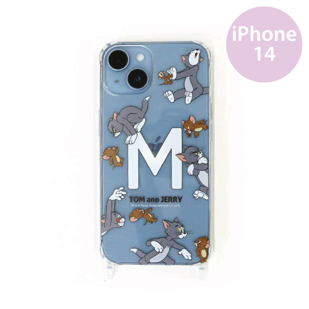 トムジェリマーケット限定】TOM and JERRY イニシャルiPhone