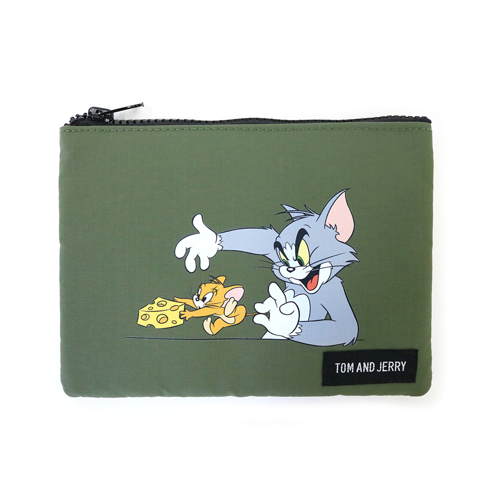 TOM and JERRY CHEES DAY フラットポーチ - TOM AND JERRY Official