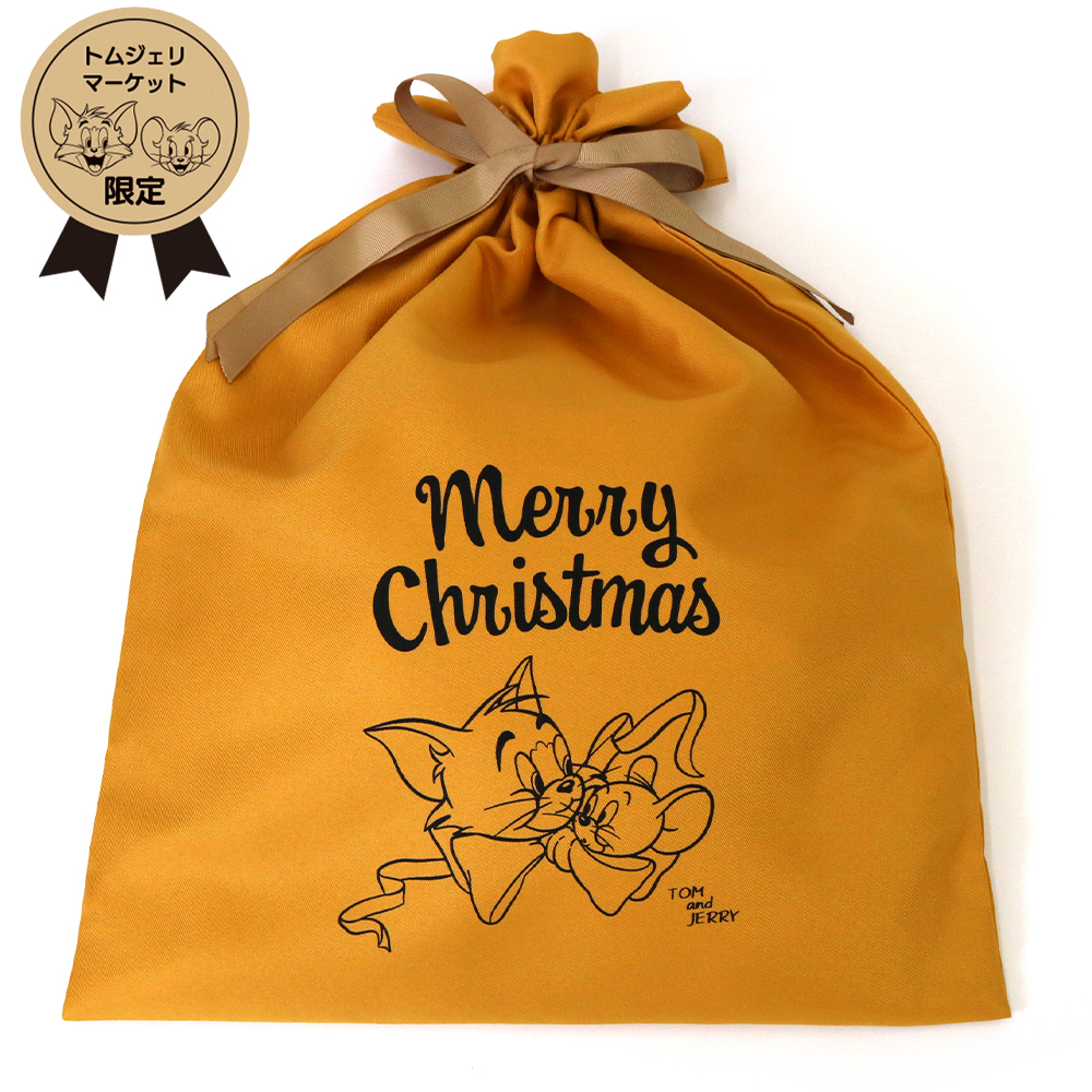 TOM and JERRY GIFT 巾着 クリスマス専用 - TOM AND JERRY