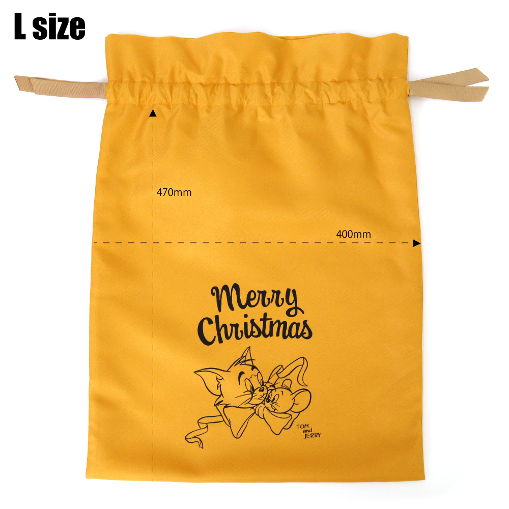 クリスマス 巾着 クリスマス】ヘッズ クリスマスサンタ巾着バッグーSXMS-KBS1袋