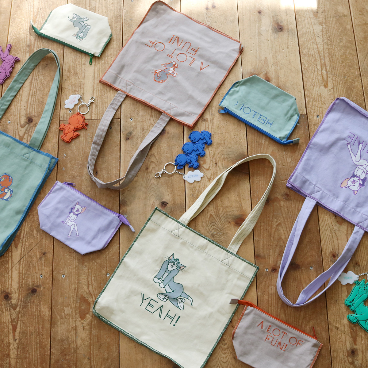 非売品超レア ✨ MANNISH BOYS 直筆サイン入りトートバッグ TOM and JERRY ロックステッチトート - TOM AND JERRY Official Online