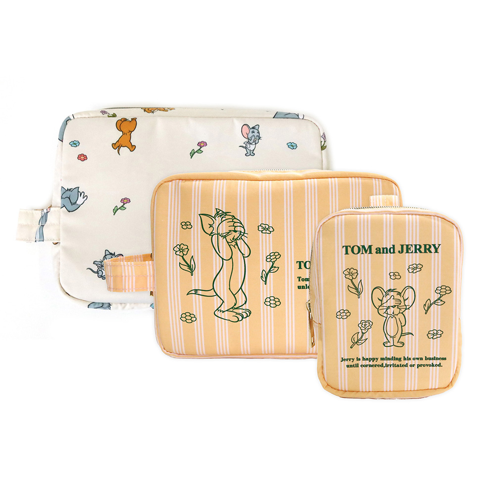 TOM and JERRY ストライプ トラベルポーチ - TOM AND JERRY Official