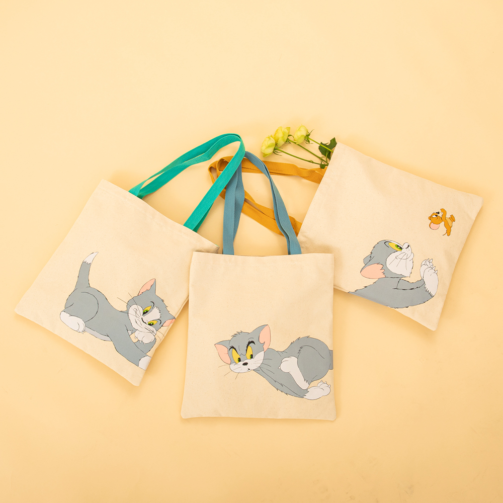 TOM and JERRY レトロアート キャンバストート - TOM AND JERRY