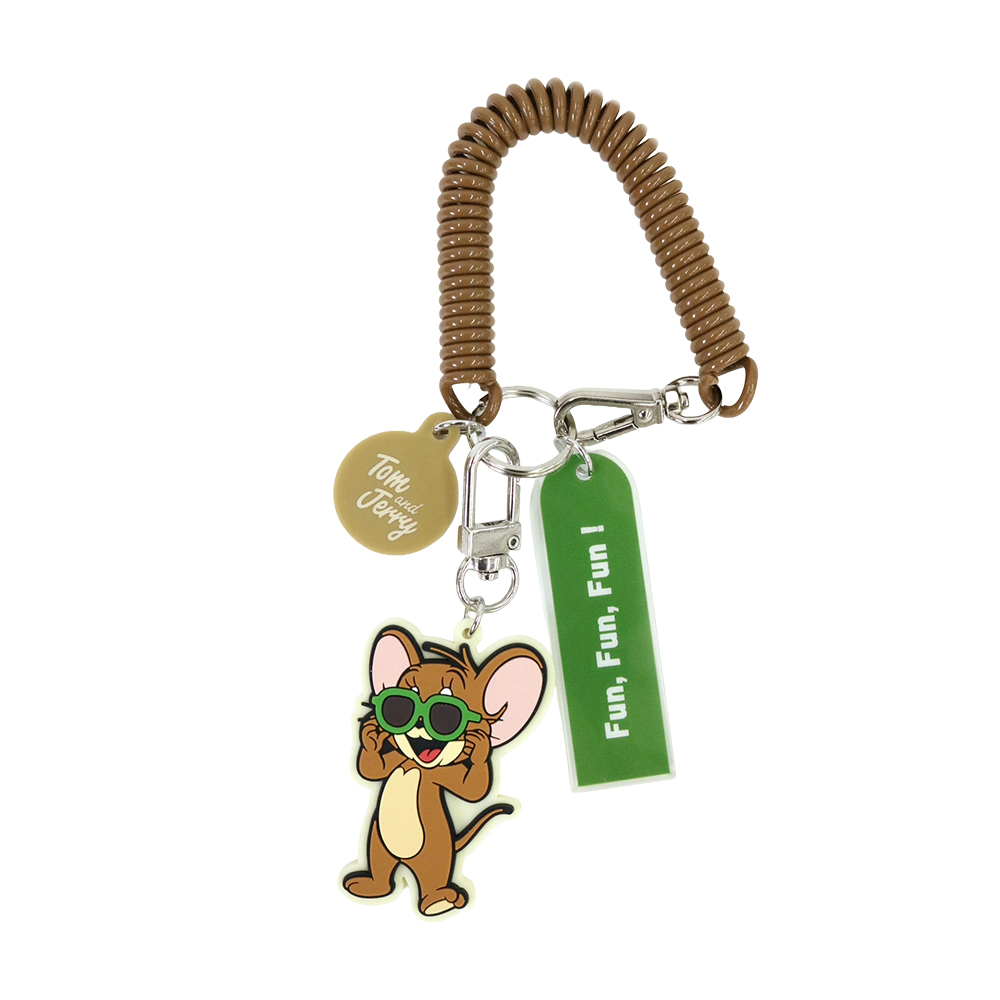 【JERRY】CHANEL キーホルダー TOM and JERRY サングラスコイルストラップ - TOM AND JERRY