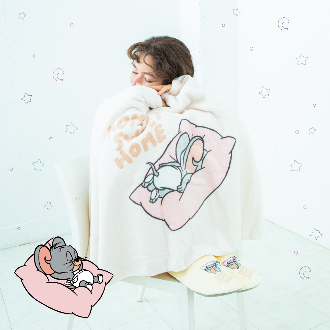 TOM and JERRY ホームスウィートホーム ブランケット - TOM AND JERRY