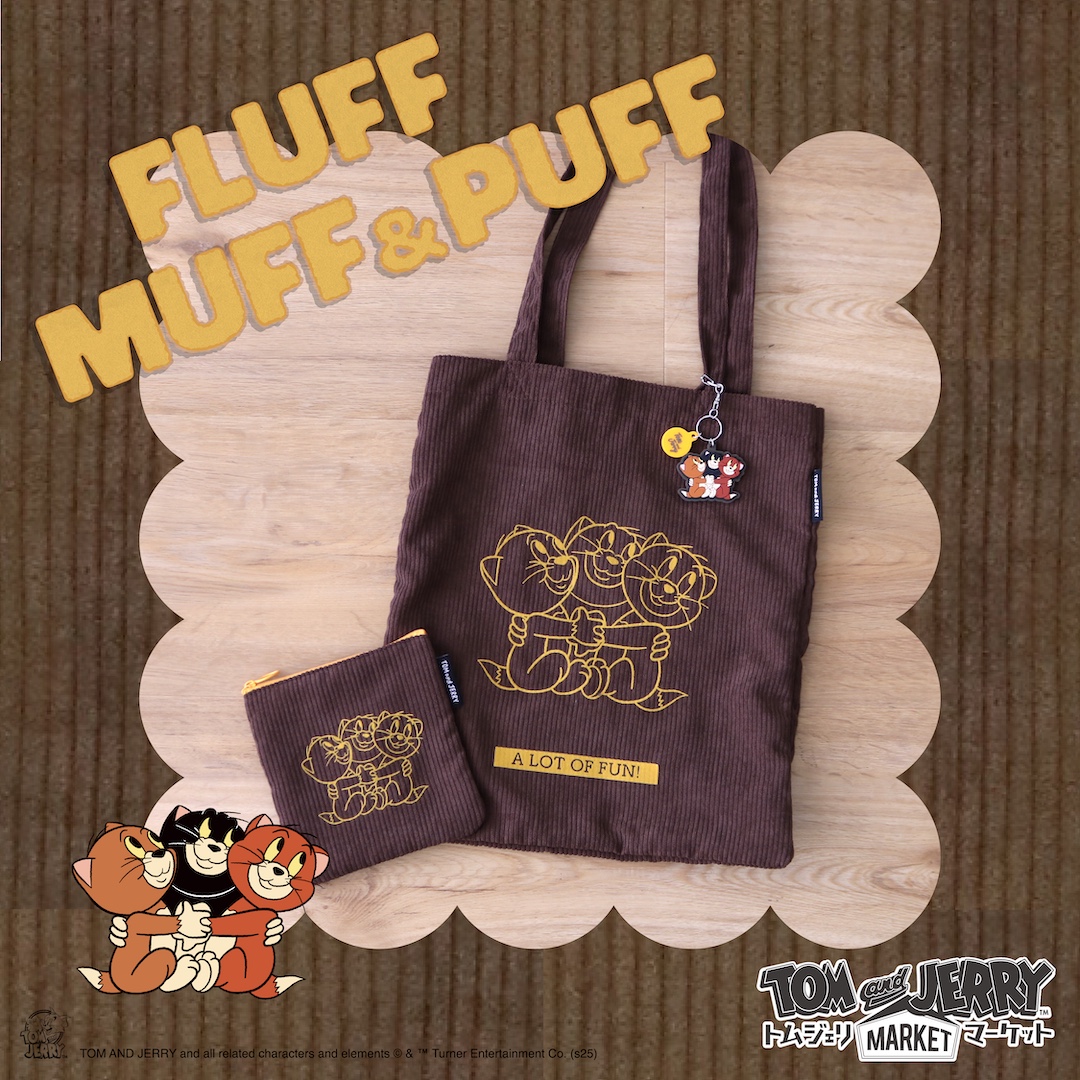 TOM and JERRY フロッキー配色トート - TOM AND JERRY Official Online