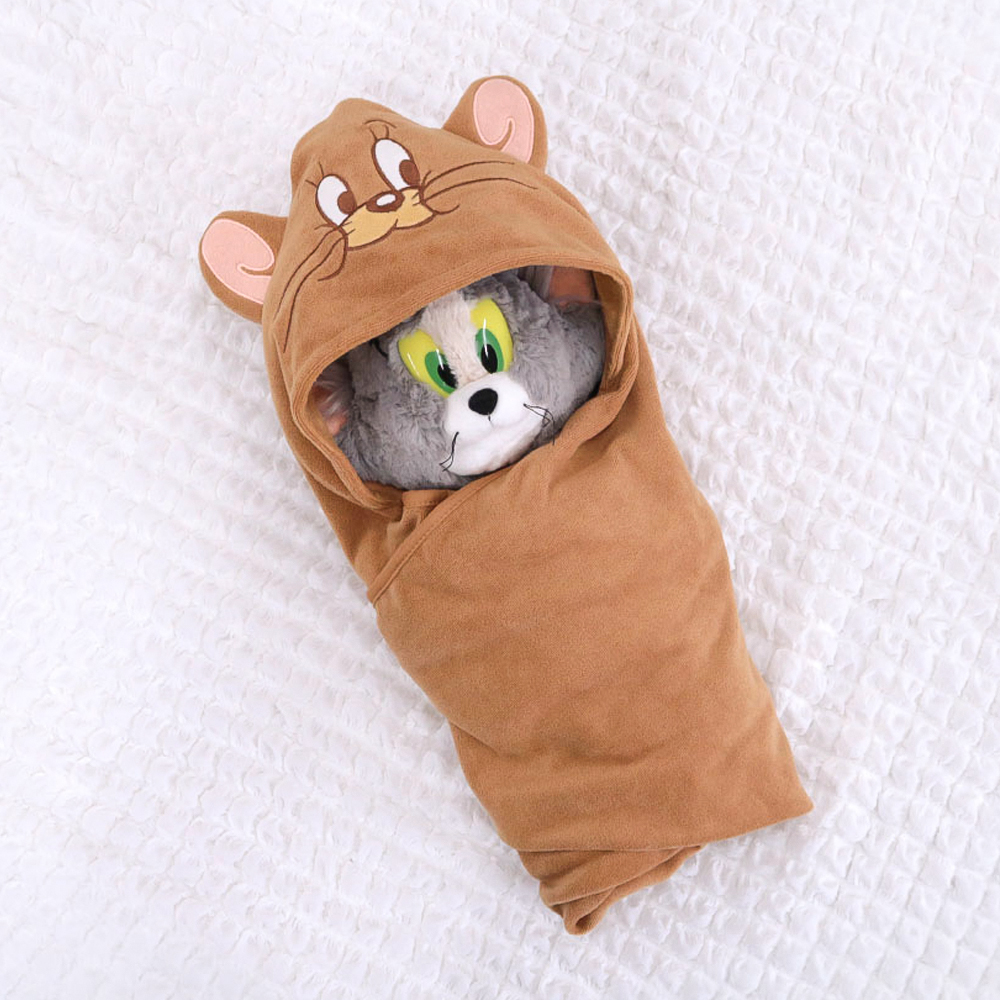 TOM and JERRY フード付きタオルブランケット - TOM AND JERRY