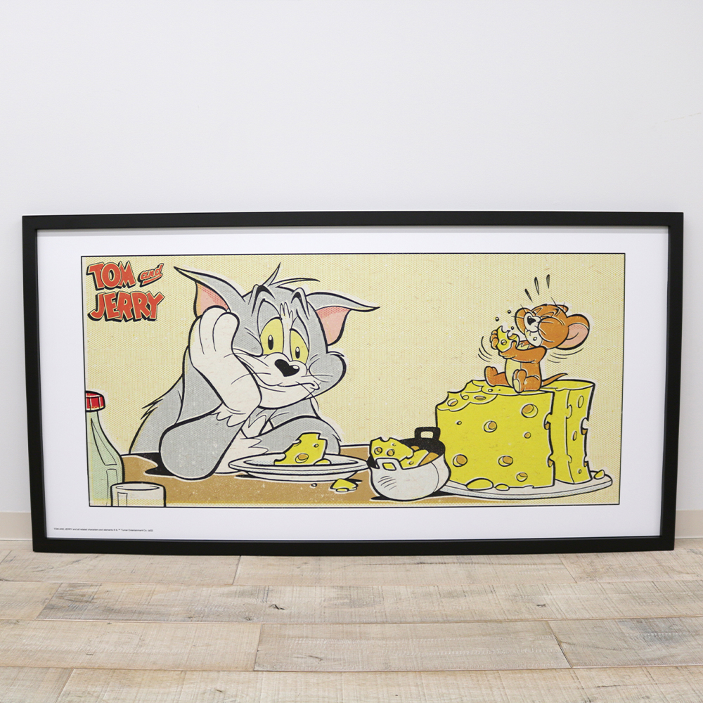 トムとジェリー　ポスターフレーム TOMandJERRY ポスターフレーム ファニーアート - TOM AND JERRY