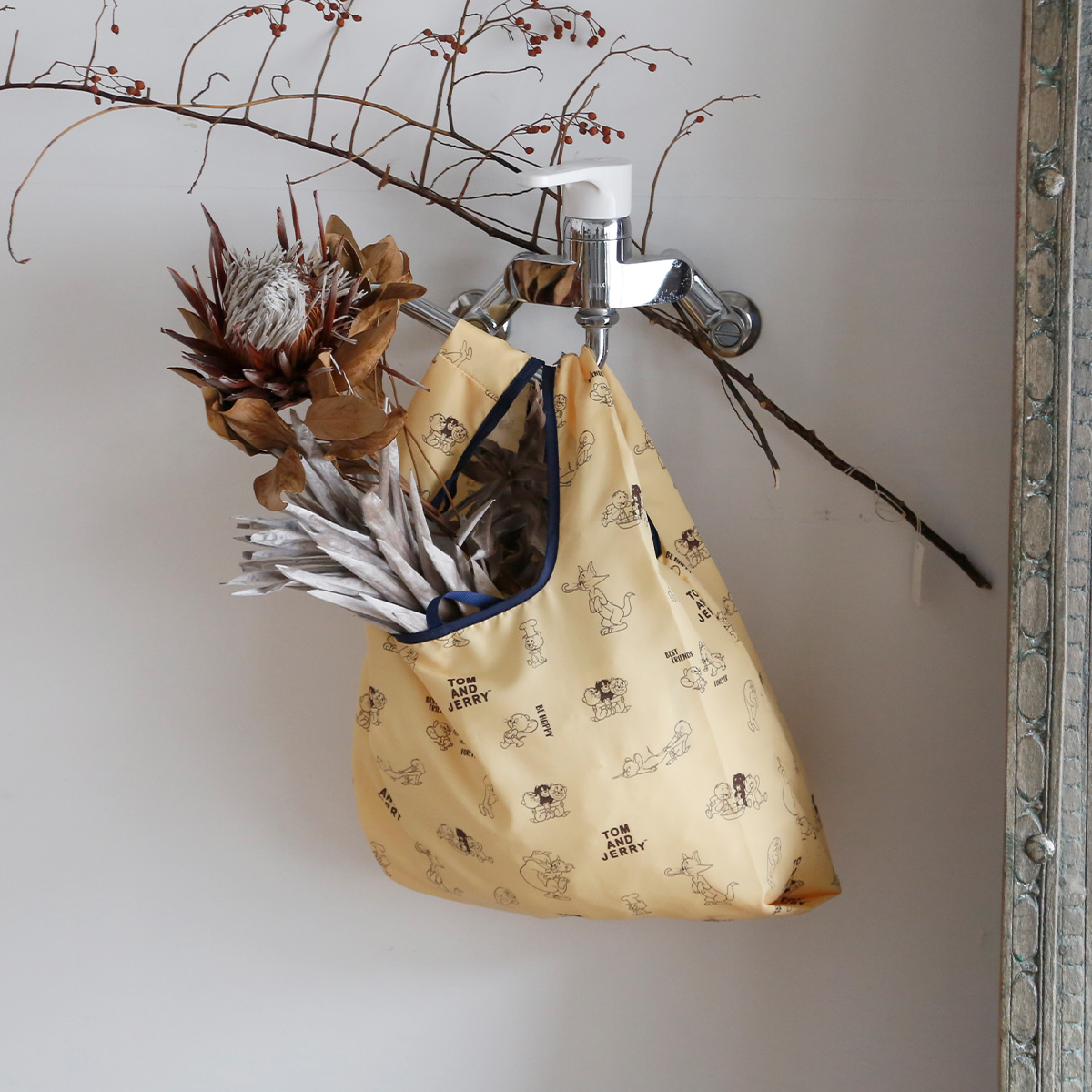 TOM and JERRY パターンマルシェエコバッグ - TOM AND JERRY Official