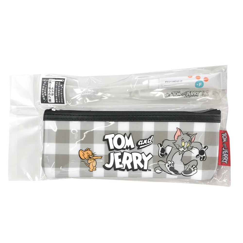 歯ブラシ付きポーチ Tomandjerry Tom And Jerry Official Online Store